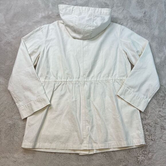 The Group Babaton White Military Utility Nook Jacket Size Small Pockets Button U - Picture 11 of 14